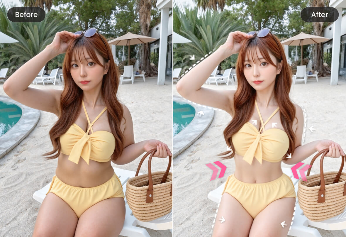 BeautyPlus 온라인 AI 바디 에디터