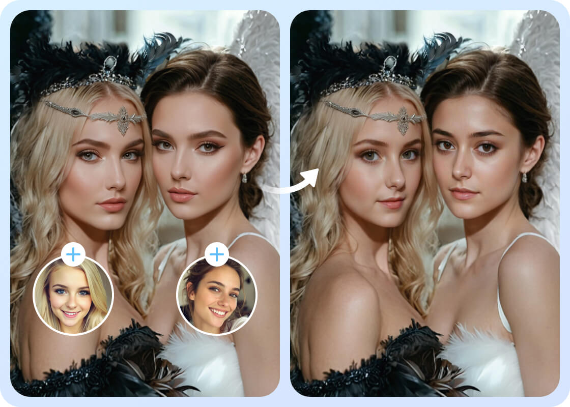 BeautyPlus AI Multiple Face Swap